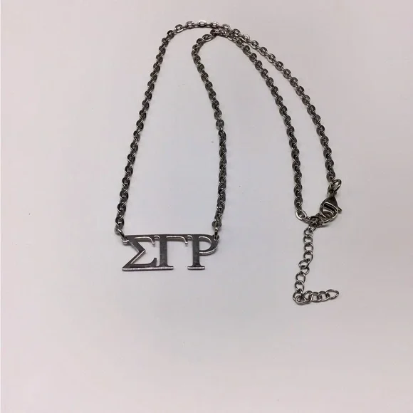 Sigma Gamma Rho Chain Necklace - Picture 5 of 6